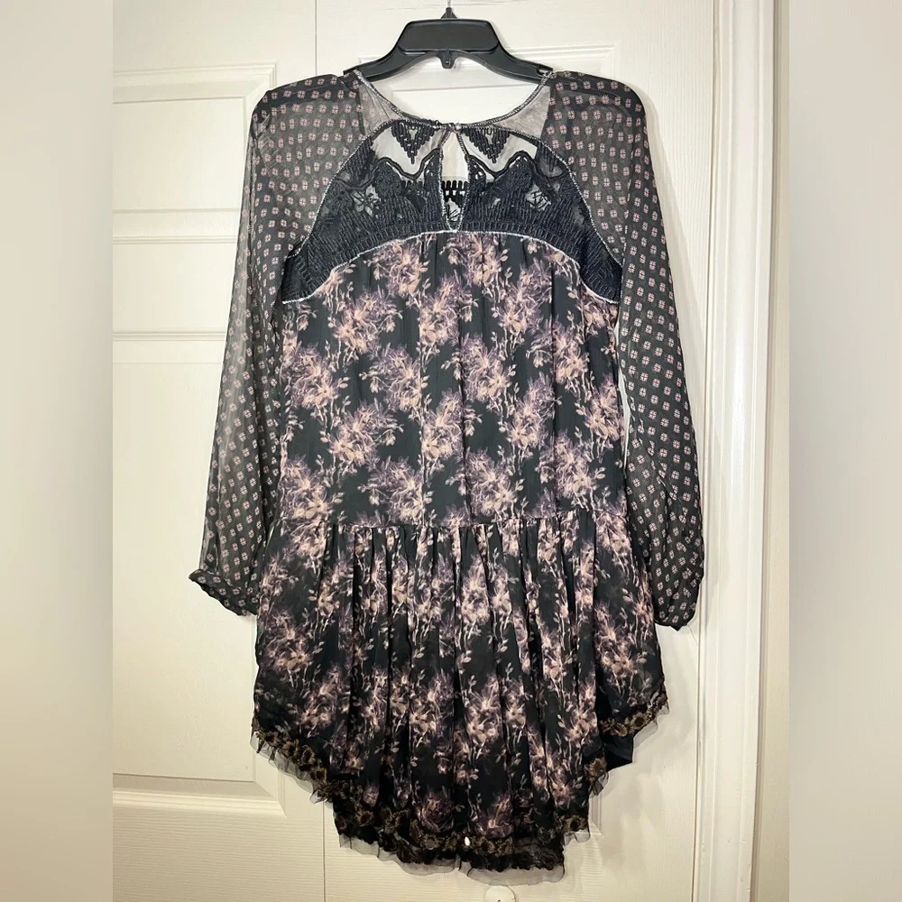 Free People Elsie‎ Midnight Garden Floral Dress